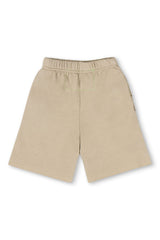 LOGO KIDS SWEATSHORTS - SAND