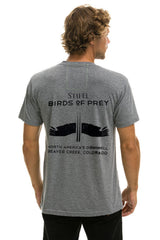 BIRDS OF PREY 2024 UNISEX CREW TEE SHIRT - HEATHER GREY