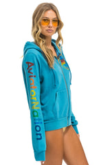AVIATOR NATION ASPEN HOODIE - TEAL
