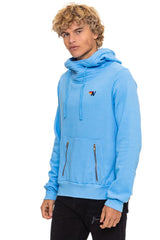 NINJA PULLOVER HOODIE - SKY