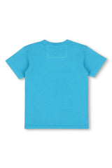 KID'S BOLT TEE - NEON BLUE