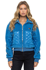 TEDDY FULL ZIP JACKET - OCEAN