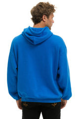 BOLT HEART PULLOVER RELAXED HOODIE - ADVENTURE BLUE