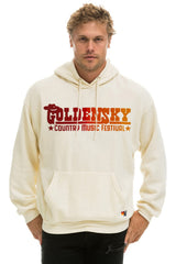 GOLDENSKY FESTIVAL 2024 PULLOVER HOODIE RELAXED - VINTAGE WHITE