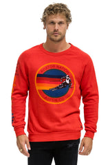 AVIATOR NATION ASPEN SWEATSHIRT - RED