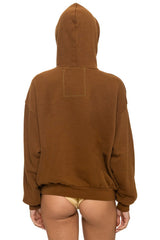 LOCALS ONLY RELAXED PULLOVER HOODIE - CINNAMON
