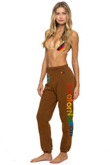 AVIAOR NATION SWEATPANTS - CINNAMON
