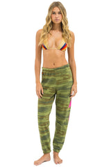 BOLT SWEATPANTS - CAMO // NEON PINK