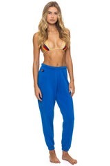 5 STRIPE SWEATPANTS - ADVENTURE BLUE