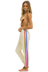 PELOTON 2024 5 STRIPE SWEATPANTS - VINTAGE WHITE