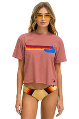 NANTUCKET 2025 BOYFRIEND TEE - SALMON