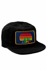 ASPEN SUNSET VINTAGE CORDUROY TRUCKER HAT