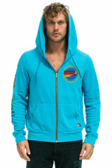 AVIATOR NATION ASPEN HOODIE - NEON BLUE