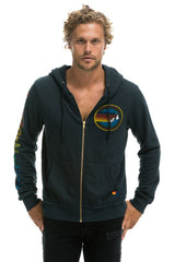 AVIATOR NATION LAGUNA BEACH HOODIE - CHARCOAL