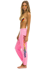 AVIATOR NATION LAS VEGAS SWEATPANT - NEON PINK