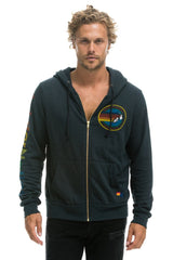 AVIATOR NATION MALIBU HOODIE - CHARCOAL