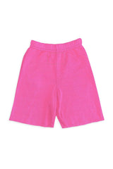 AVIATOR NATION MALIBU KIDS SWEATSHORTS - NEON PINK