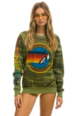 AVIATOR NATION MILL VALLEY SWEATSHIRT - CAMO