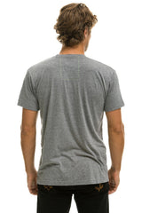 AVIATOR NATION NORTH SHORE TEE - HEATHER GREY