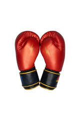 BOXING GLOVES - RED // GOLD