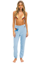 LOGO STITCH SWEATPANTS - ICE