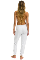 LOGO SWEATPANTS - WHITE