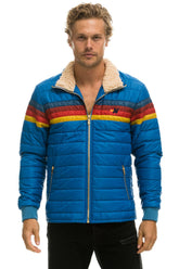 4 STRIPE JACKET - SNORKEL BLUE