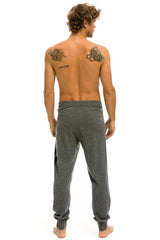 MEN'S BOLT CASHMERE LIGHT SWEATER PANT - DEEP HEATHER // BLACK BOLT