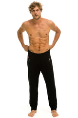 MEN'S VINTAGE CABIN CASHMERE SWEATER PANT - BLACK