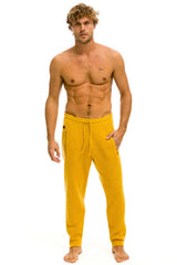 MEN'S VINTAGE CABIN CASHMERE SWEATER PANT - GOLD