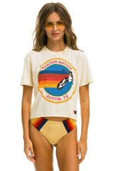 SIGNATURE AUSTIN BOYFRIEND TEE - VINTAGE WHITE