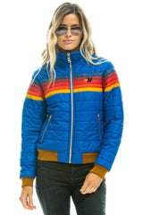 5 STRIPE JACKET - SNORKEL BLUE
