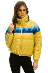 5 STRIPE APRES JACKET - GLOSSY KHAKI