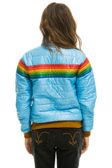 6 STRIPE JACKET - GLOSSY SKY