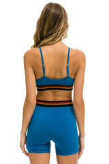 LOGO ADJUSTABLE BRALETTE - CARIBBEAN