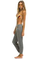 LOGO SWEATPANTS - HEATHER GREY