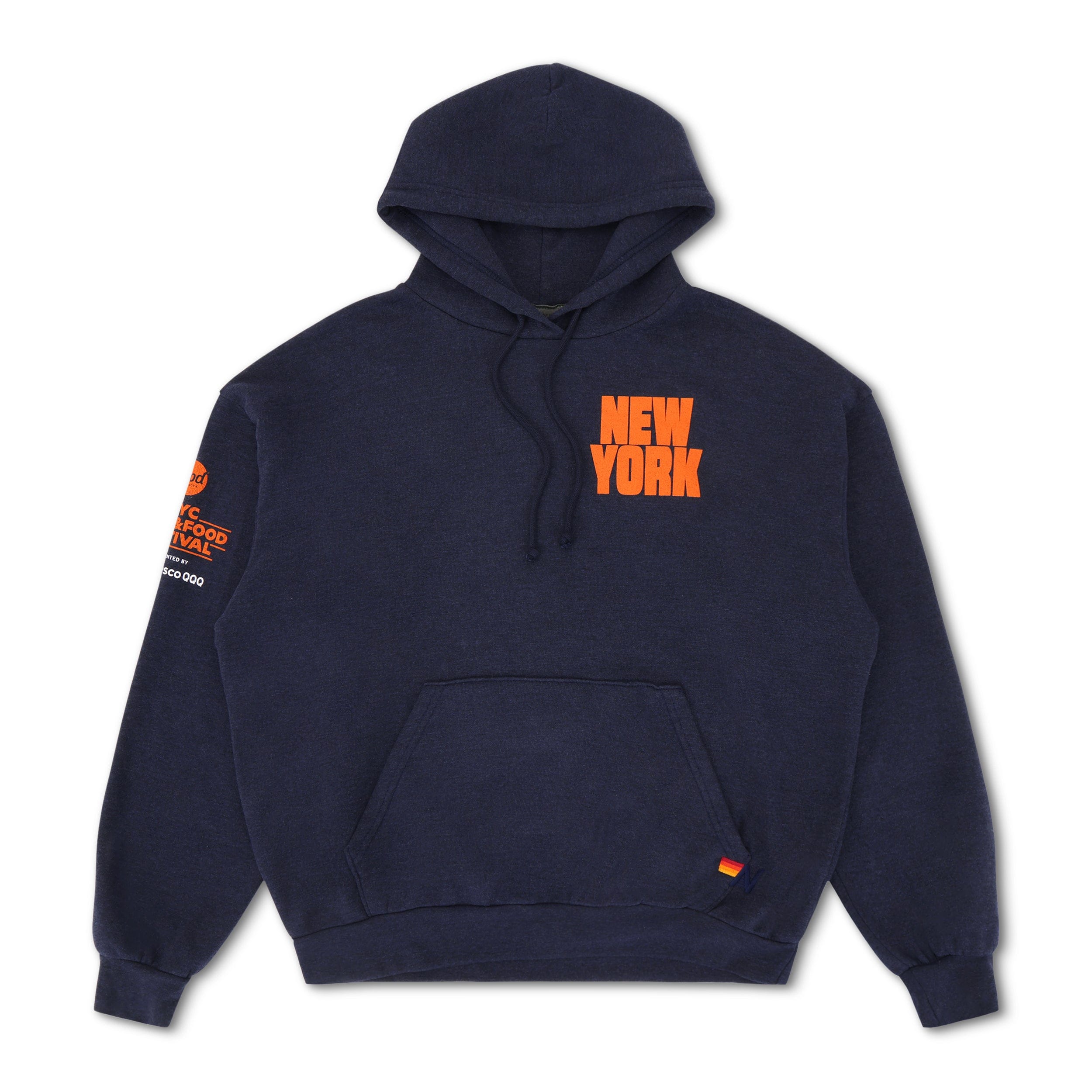 NEW YORK WINE & FOOD 2025 PULLOVER HOODIE RELAXED - NAVY