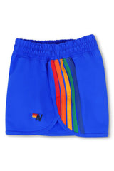 5 STRIPE KIDS FLEX JOGGER SHORT - PARROT