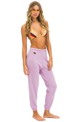 5 STRIPE SWEATPANTS - MAUVE // PINK // GREEN