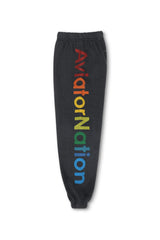 KID'S AVIATOR NATION SWEATPANTS - CHARCOAL