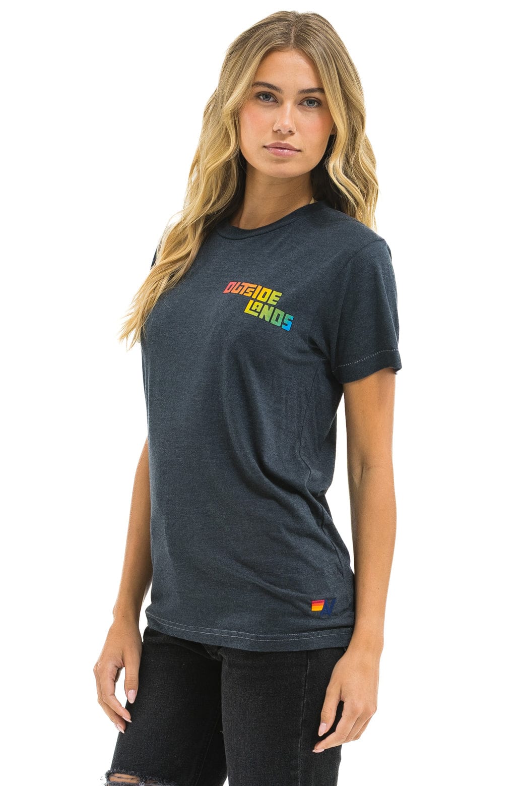 OUTSIDE LANDS 2025 CREW TEE - CHARCOAL