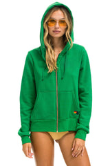 BOLT HOODIE - KELLY GREEN // WHITE