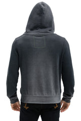 NINJA PULLOVER HOODIE - FADED SMOKE