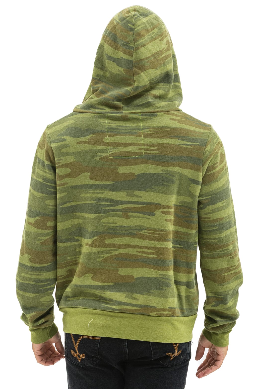 HEART 2 HOODIE - CAMO // NEON PINK