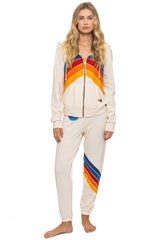 ALL SEASONS CIRCLE CHEVRON SWEATPANTS - VINTAGE WHITE