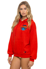 ALL SEASONS RELAXED PULLOVER HOODIE - RED