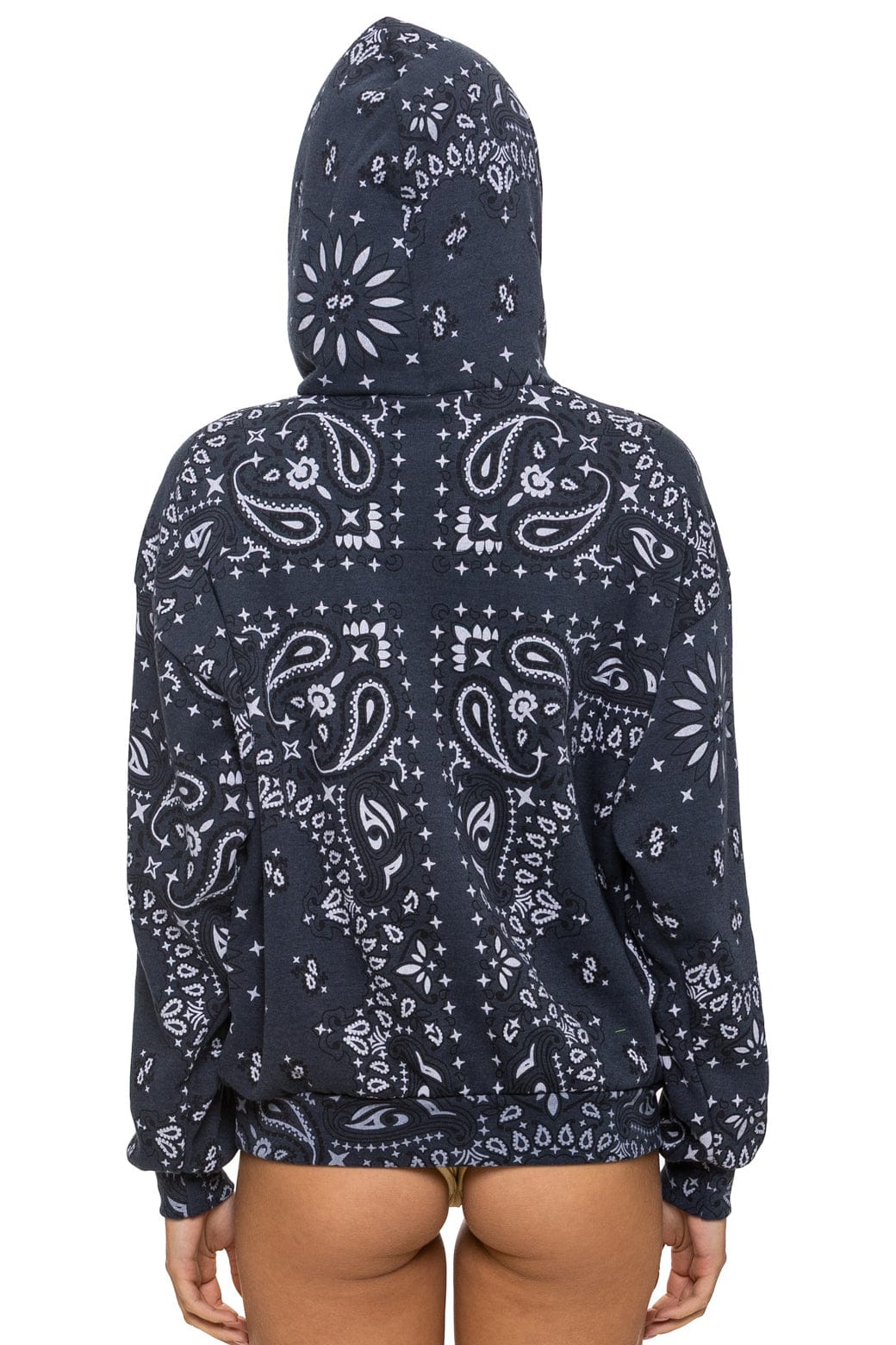 BANDANA MALIBU RELAXED PULLOVER HOODIE - CHARCOAL
