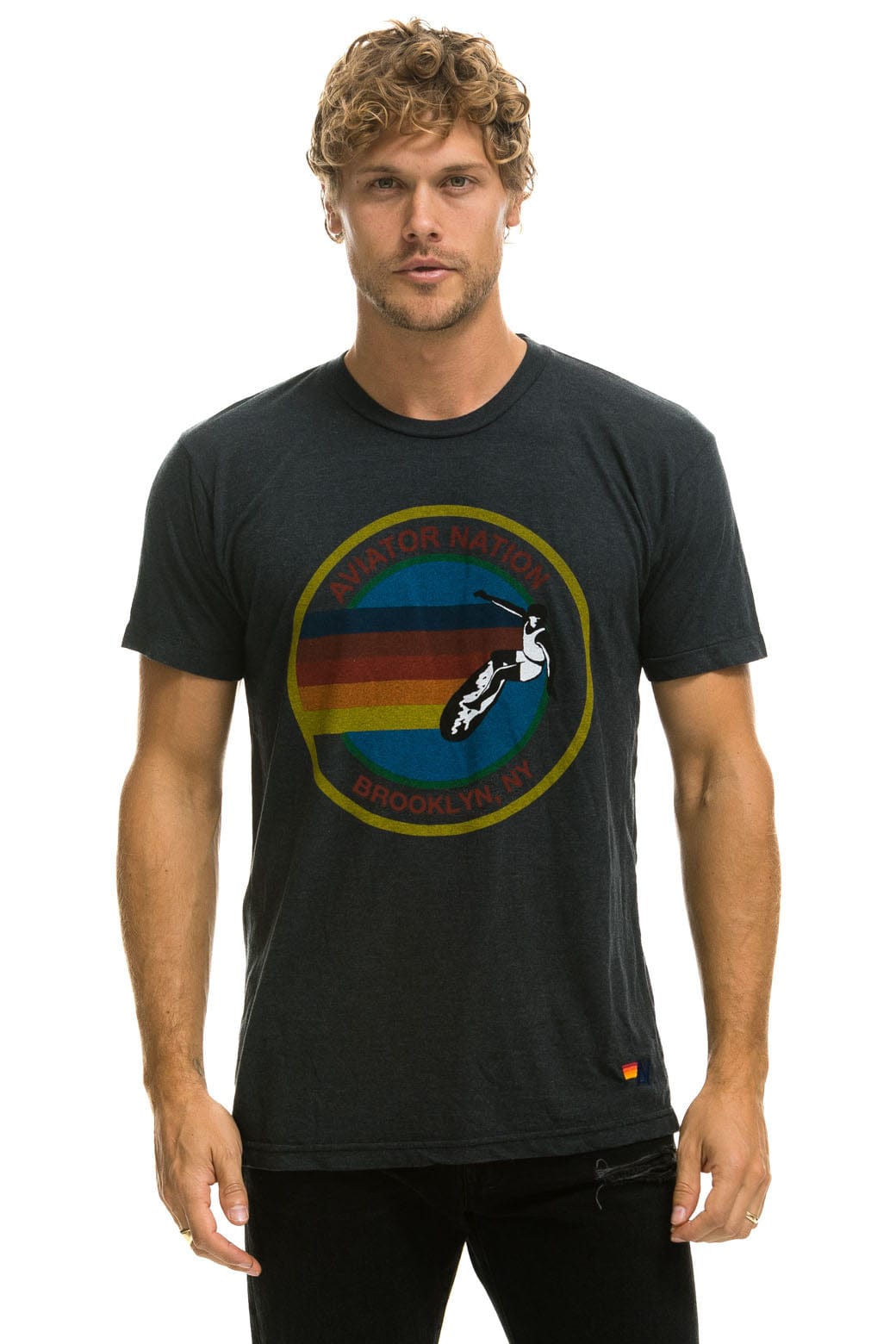 SIGNATURE BROOKLYN TEE - CHARCOAL