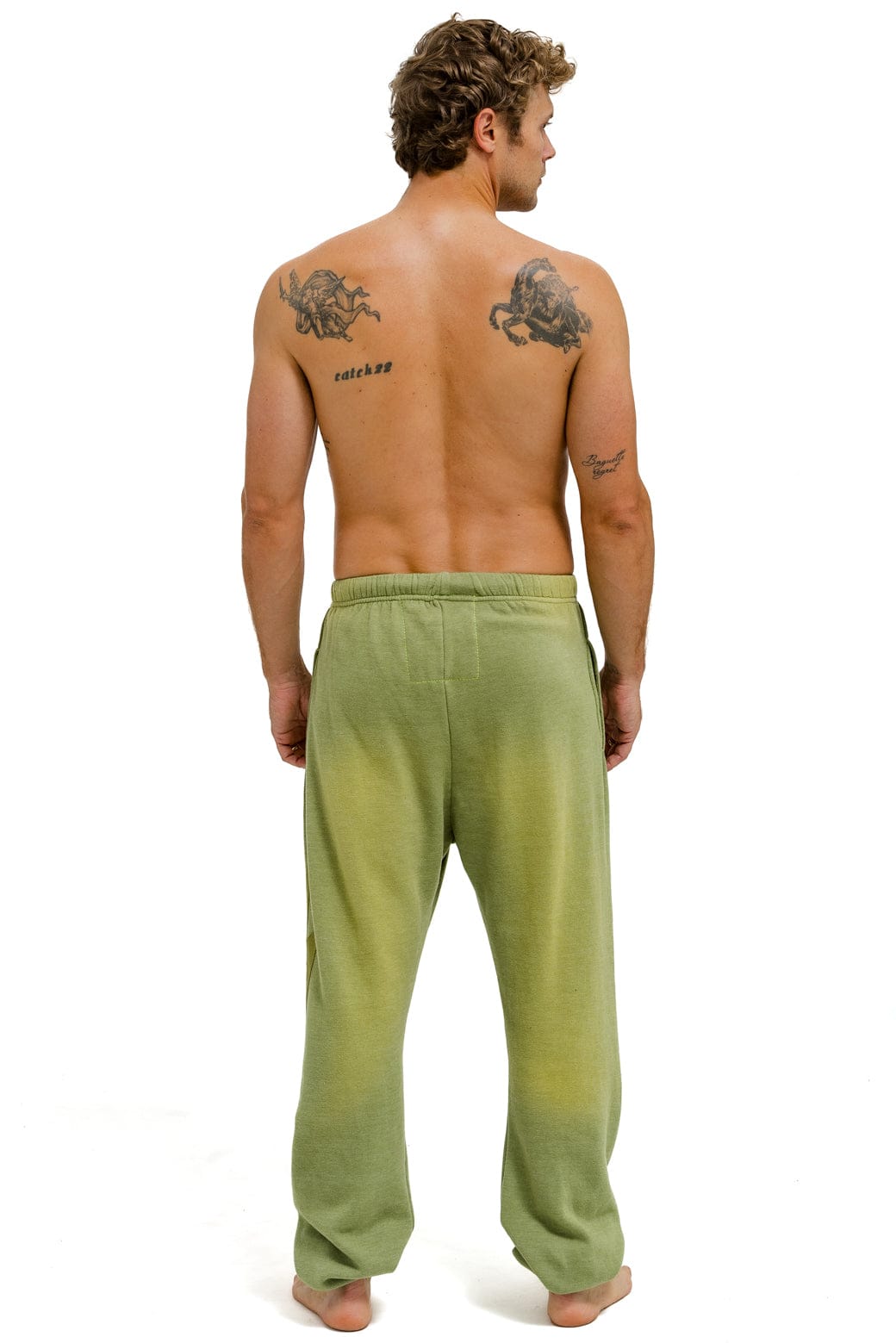 BOLT STITCH SWEATPANTS - FADED ARMY