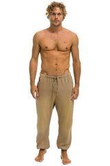 BOLT STITCH SWEATPANTS - FADED TAN